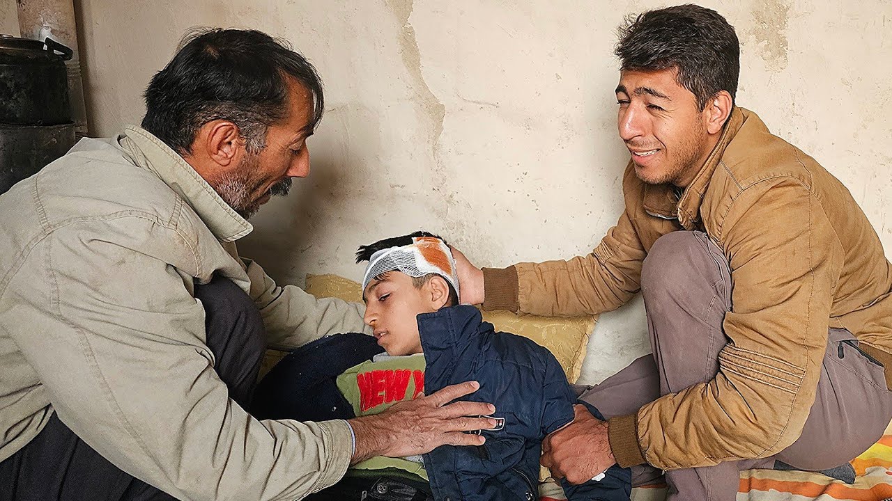 Worry Is Over; Hashem Rests After the Accident🏠💚| First Aid & Recovery with Family's Love🤕👨‍👩‍👧‍👦