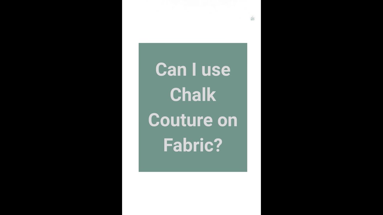 Can I use Chalk Couture on Fabric?  Chalk Couture FAQ's #shorts #crafts #printonfabric #FAQS
