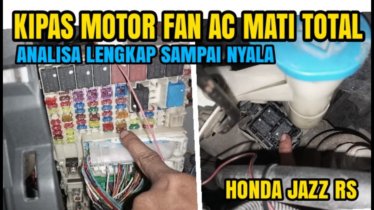 PANTAS AC GAK DINGIN❗TERNYATA KIPAS MATI. HONDA JAZZ GE8