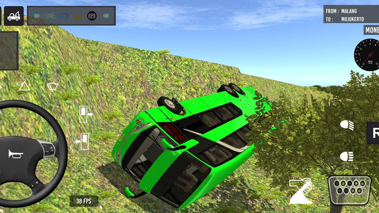 BUSSID Season 2 – Part 116 🌳 | Risky Hill Road Adventure 😱 | Coach Bus Simulator Indonesia