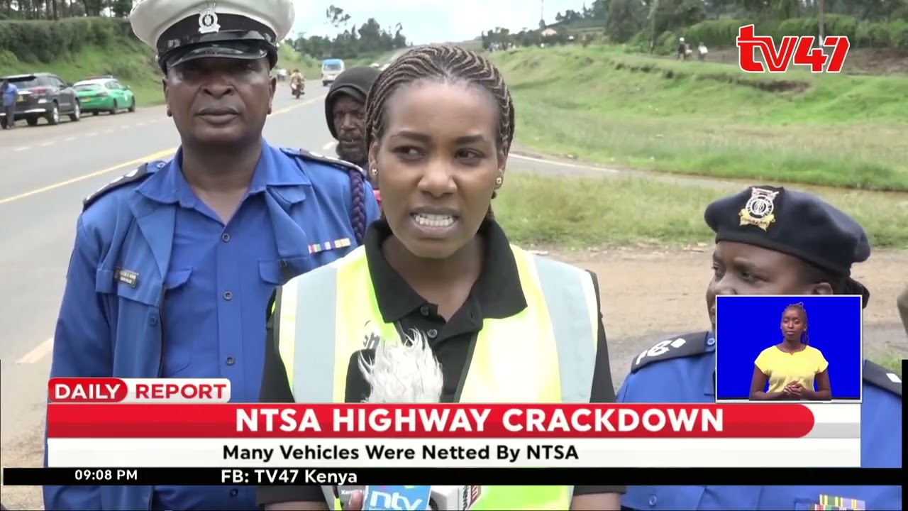 NTSA nabs unroadworthy PSV's along the Nairobi Nakuru highway