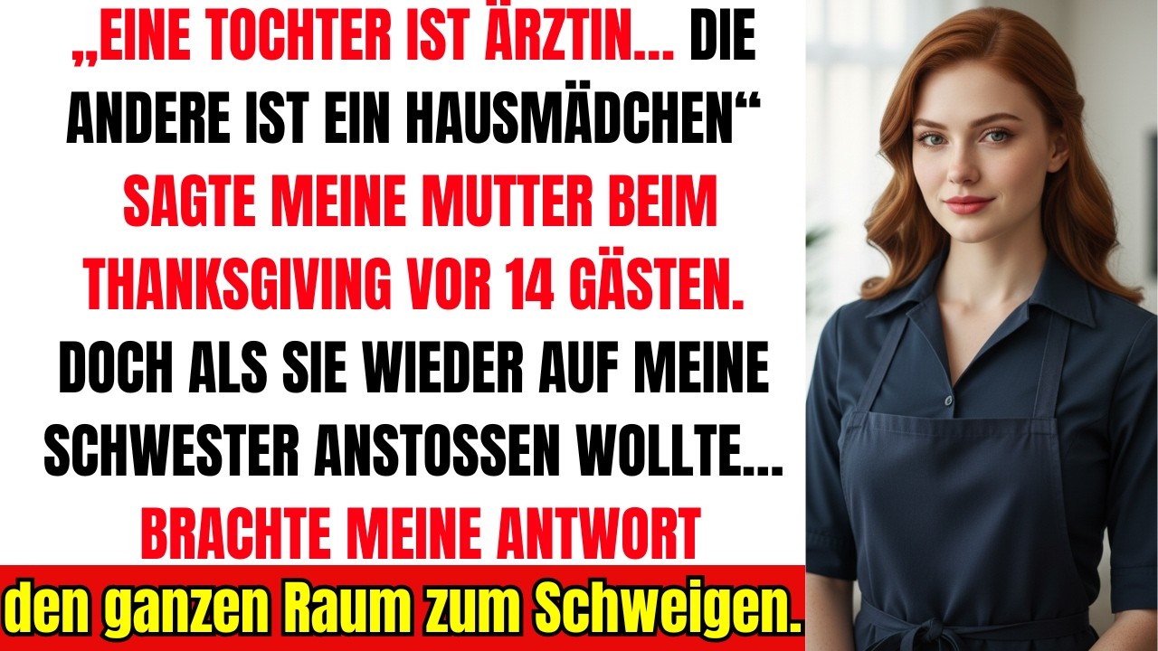 Meine Mutter nannte mich „das Hausmädchen“ – Drei Wochen später standen 600 Menschen für mich auf