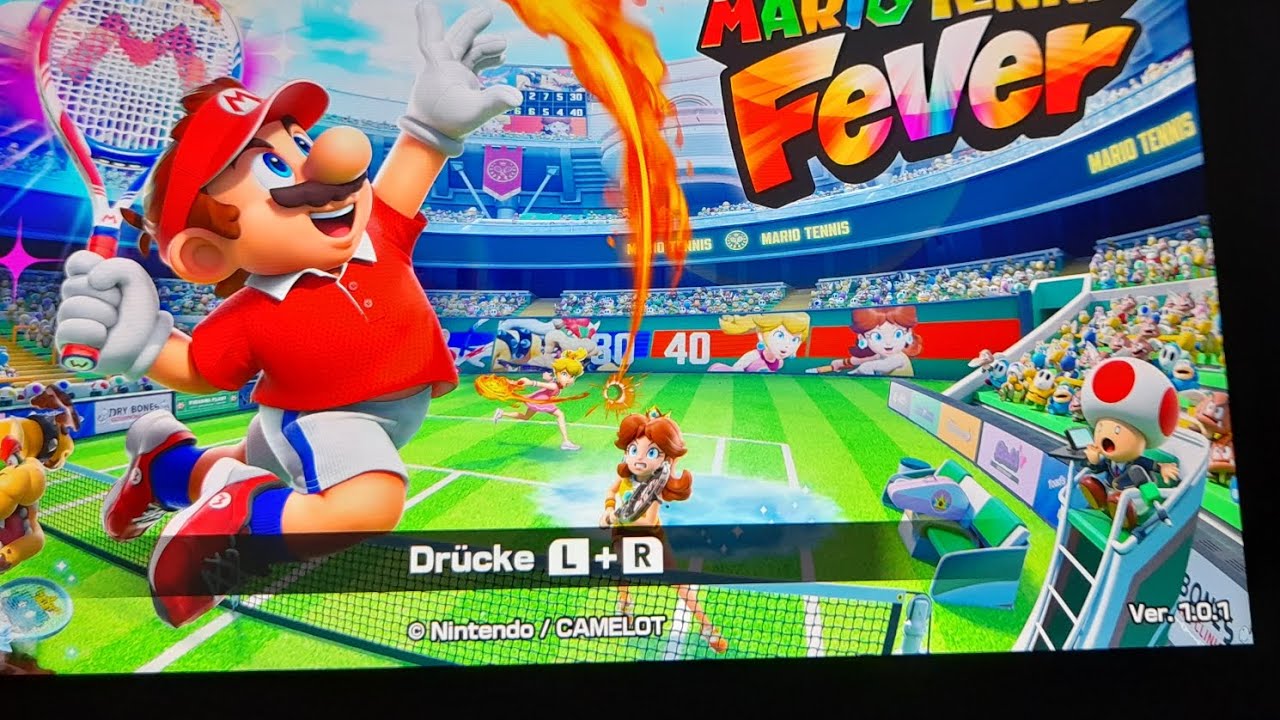 Mario Tennis Fever Mario gegen Luigi