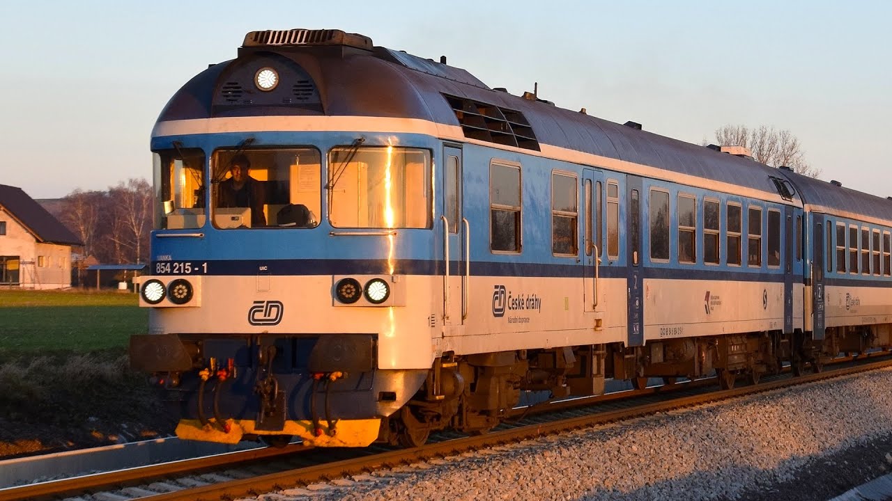 Loučení s motorovými vozy 854 na trati 021 (Hradec Králové - Letohrad) - 10.12.2025