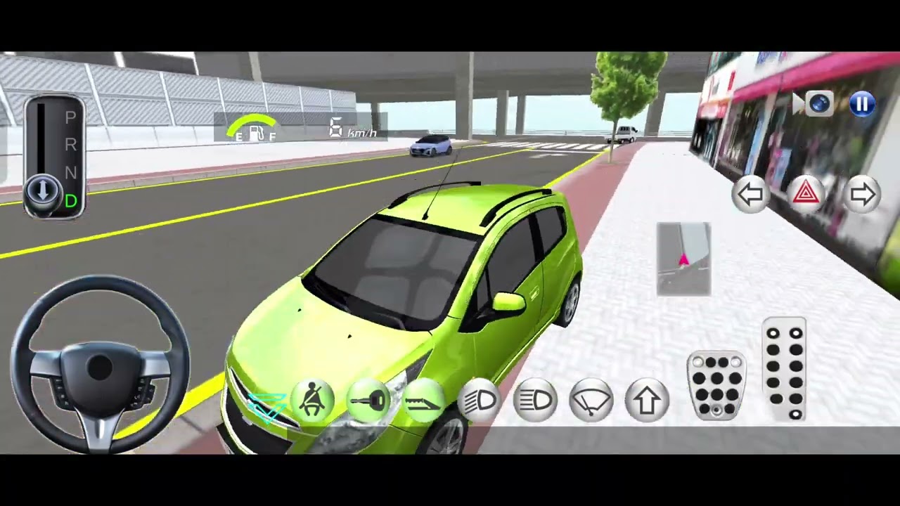 New Green Kia Morning For Parking -3d Driving Class android game play|| Car Game #gameplay #cargame