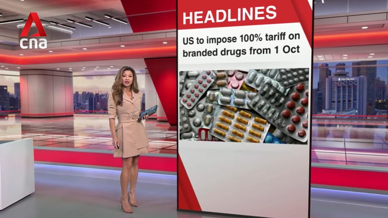 US slaps 100% tariff on branded pharmaceutical products | East Asia Tonight (Sep 26)