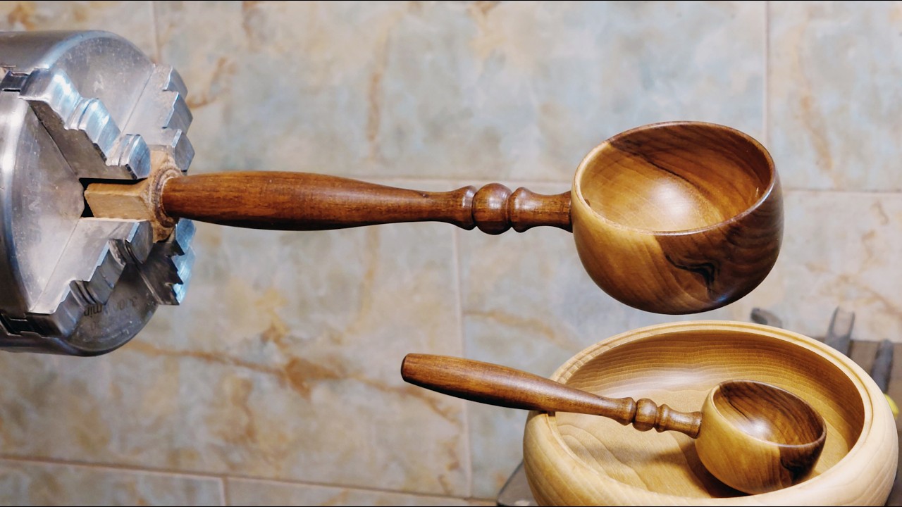Satisfying Woodturning: From a Piece of Wood to a Luxury Scoop