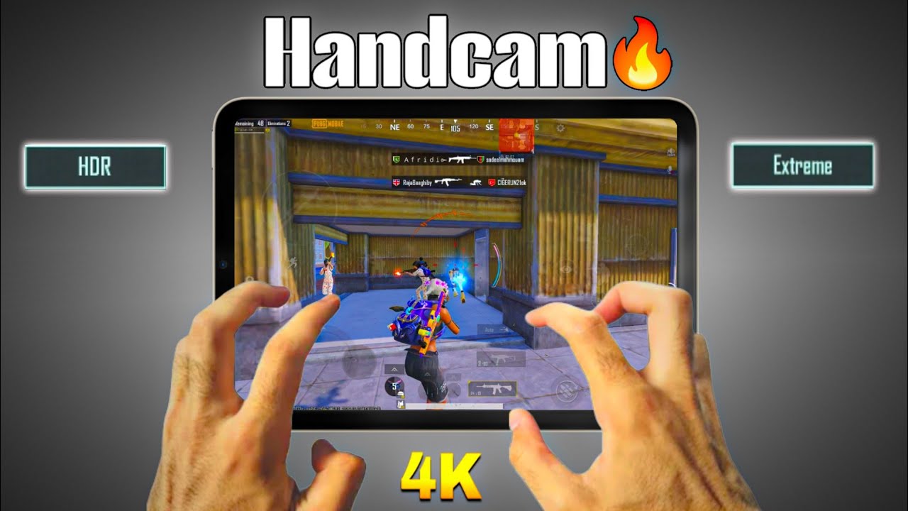 iPad Mini 6 PUBG|BGMI Handcam🔥/ HD+Extreme Graphics Test 😍 iOS 26.1 5 Finger+Gyro
