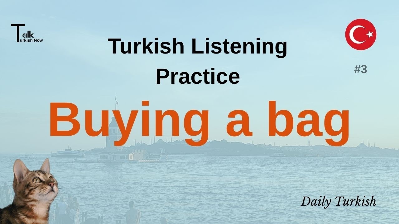 I’m Buying a Bag in Turkish 👜 Real Life Shopping Conversation