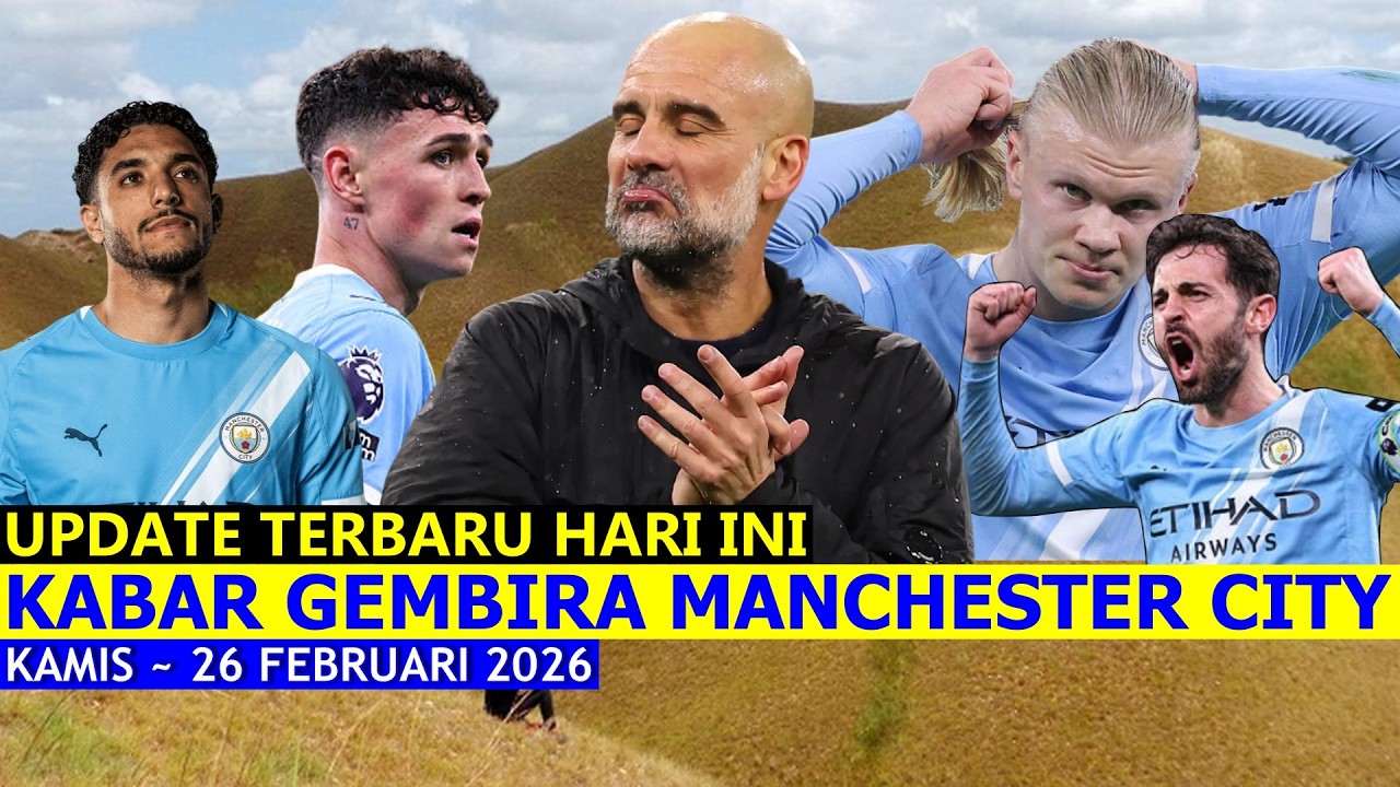 Tim Bahagia Menerima Berita Luar Biasa.⚪ Berita Manchester City Terbaru ⚪ 26 FEBRUARI 2026