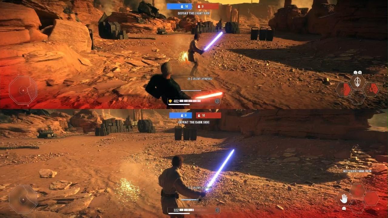 Battlefront 2 Split Screen Duel No Commentary