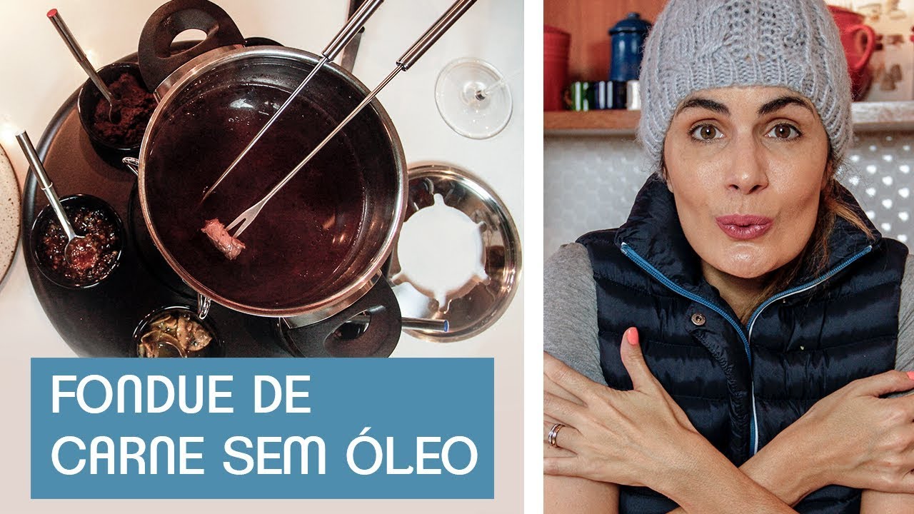 Fondue de carne sem óleo - Receitas de Inverno