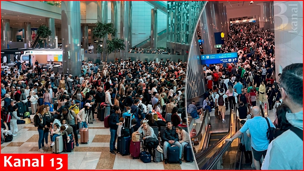 Iran’s attack on Dubai Airport causes major panic and chaos