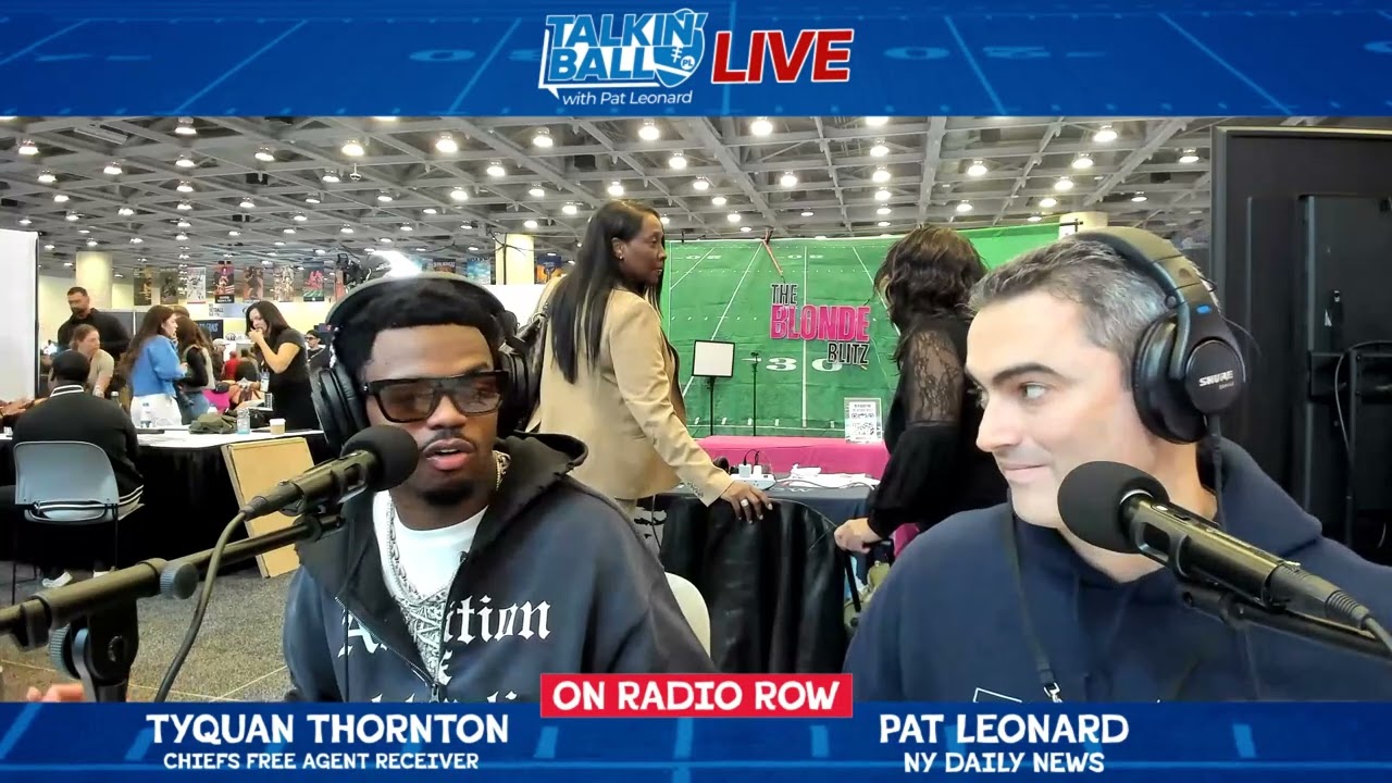 Chiefs free agent WR Tyquan Thornton on Matt Nagy keeping it 'AAF,' hunger + embracing New York