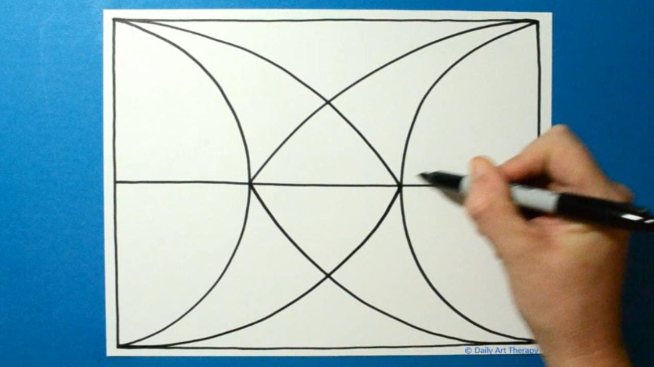 Daily Line Illusion #220 / Badass 3D Pattern / Satisfying Spiral Drawing / Art Therapy