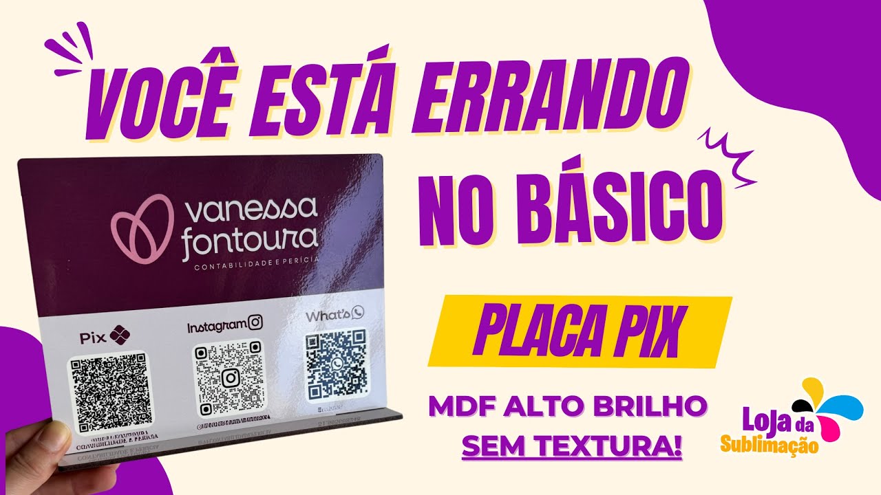 Não Erre no Básico! - Sublimação MDF Sem Textura | Loja da Sublimação