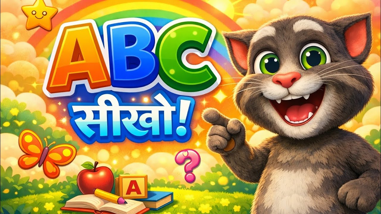 A For Apple  |  अ से अनार  |  Abcd Phonics Song  | Abcd For Kids  |  Jingli Pop Nursery Rhymes