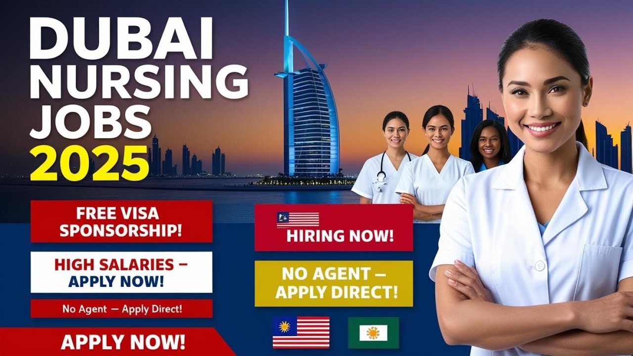 Dubai Nursing Jobs 2025 | Free Visa Sponsorship & High Salaries! | Apply Now &ndash; Top Hospitals Hiring