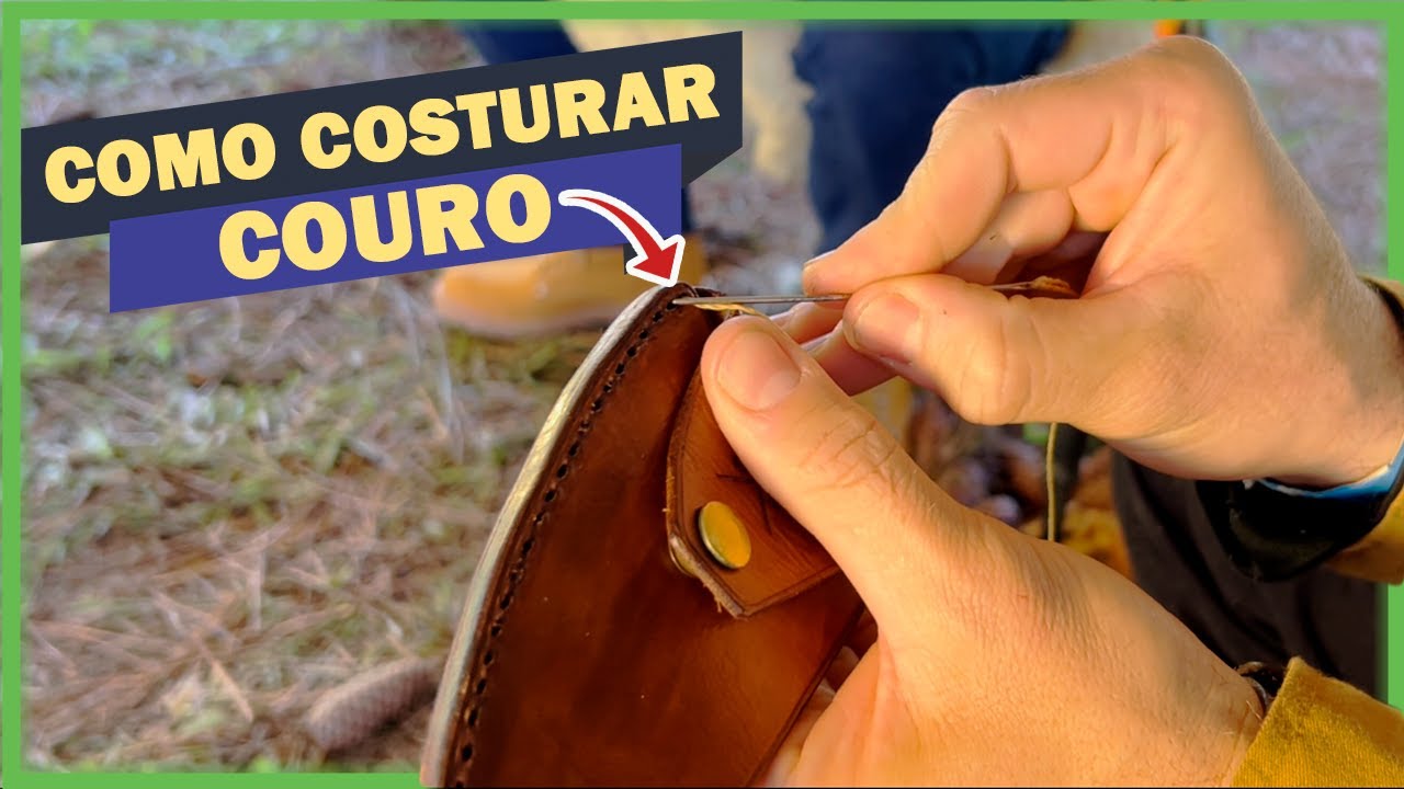 Como COSTURAR COURO como um profissional - Ft. Sr. G LeatherCraft
