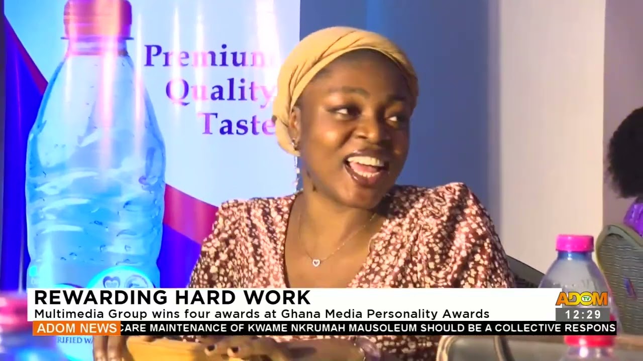 Rewarding Hard Work: Multimedia Group wins four awards at Ghana Media Personality Awards (17-07-23)