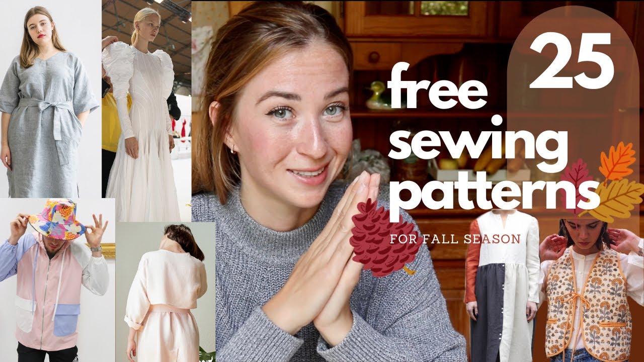 25 FREE PATTERNS FOR FALL\AUTUMN ,Free Sewing Patterns for colder weather,Free transitional Patterns