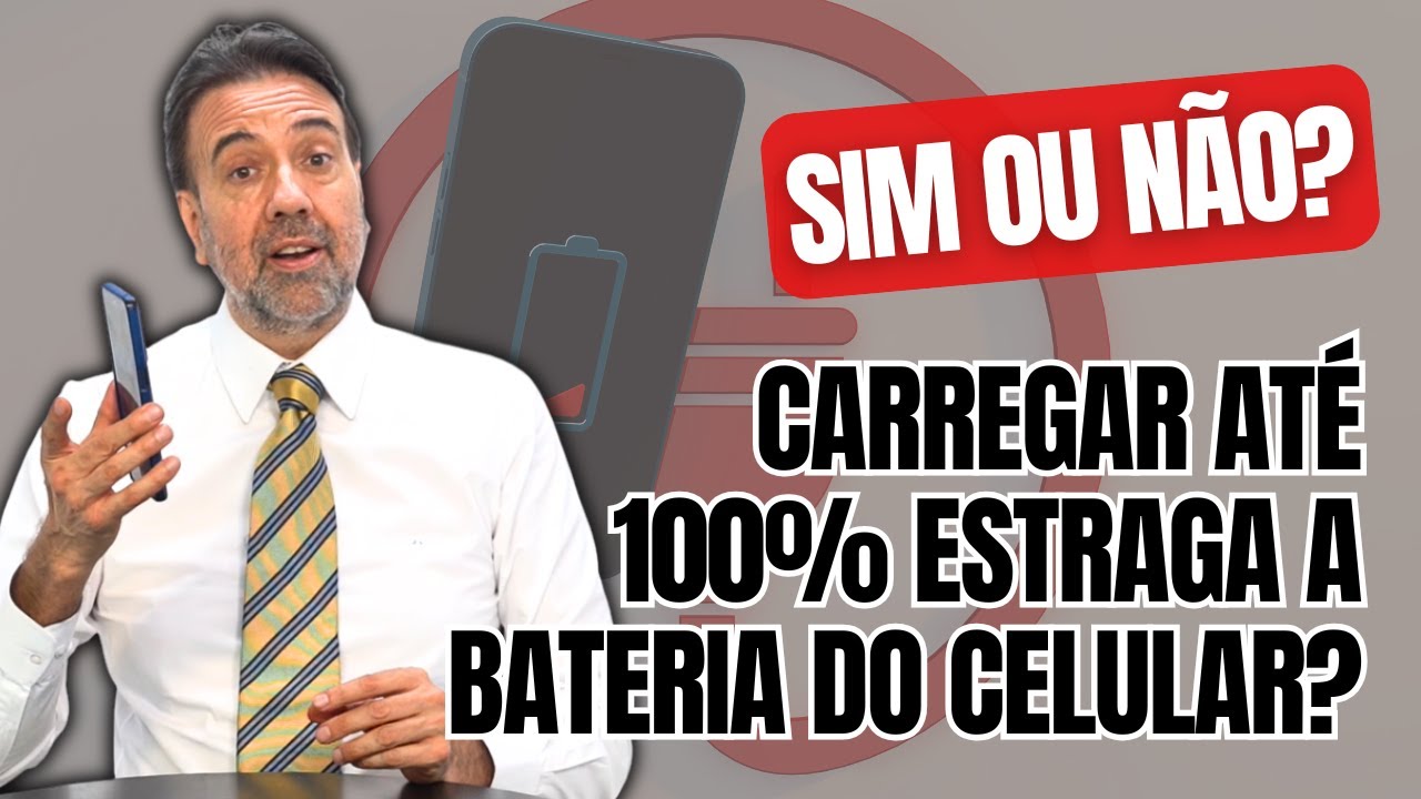 CARREGAR CELULAR ATÉ 100% ESTRAGA A BATERIA? | NÃO CAIA NA ROUBADA