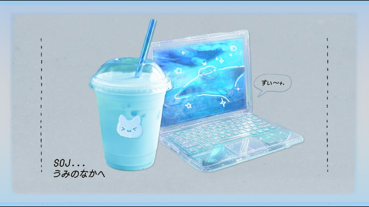 Keep swimming toward your dream. [Cute Ray...🐟🫧] kawaii & cute lofi for study