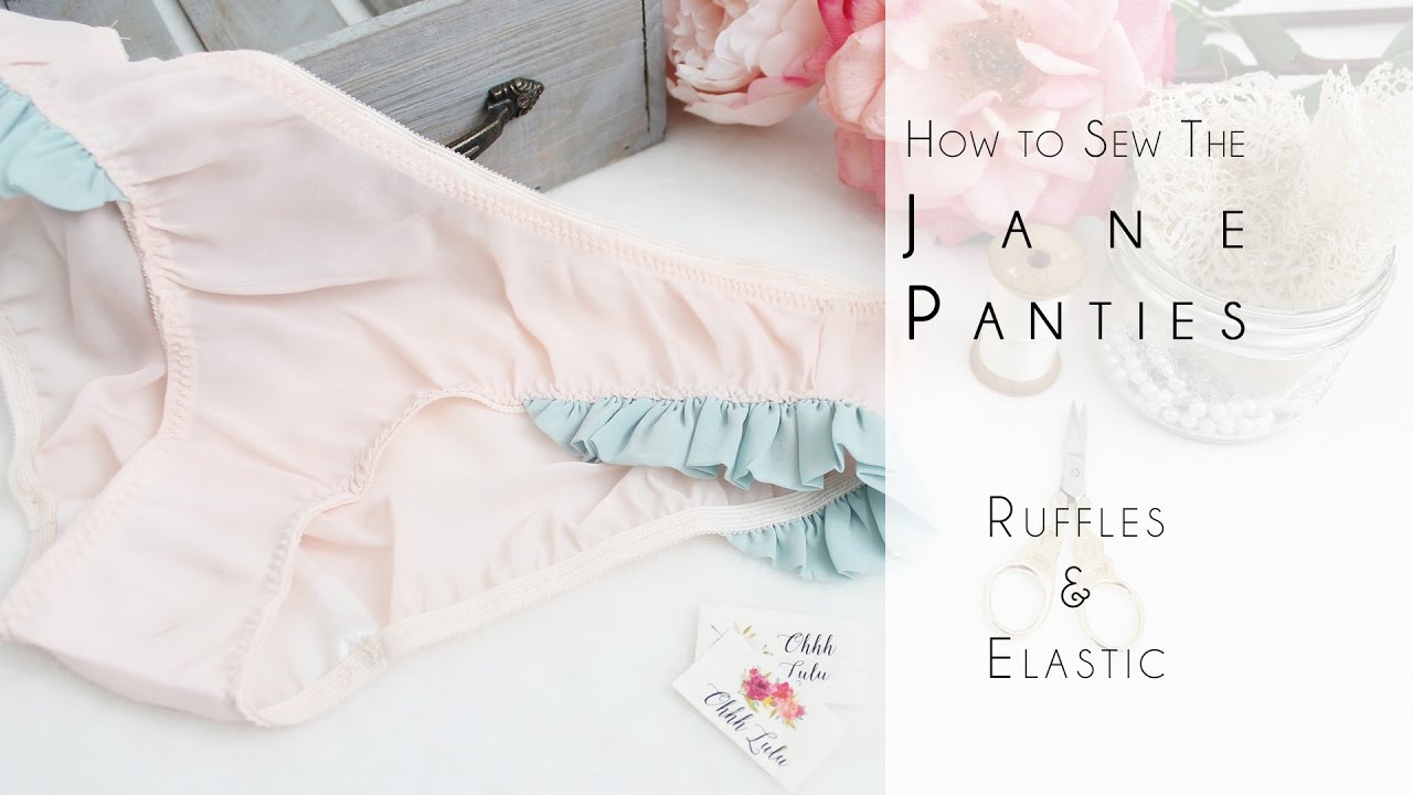 How to Finish the Jane Panties with Ruffles and Hidden Elastic Trim