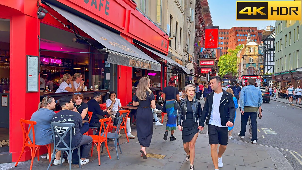 London's Summer Vibes:Exploring the City [4K HDR]