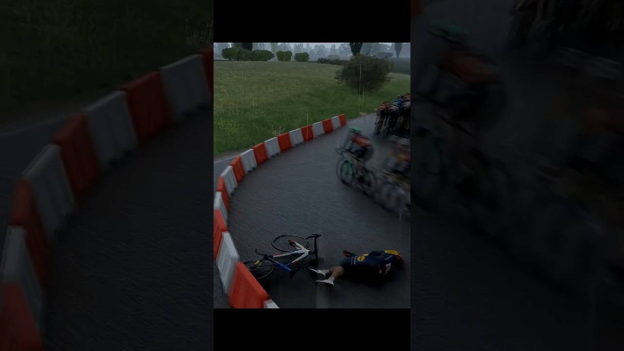 ENFIN la m&eacute;t&eacute;o dans Tour de France 2026 ! 🌧️🚴#TDF2026 #TourDeFrance #Gaming