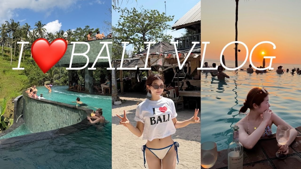 I❤️BALI 발리여행 브이로그,10일 살기(짱구,스미냑,길리섬,우붓)비치바 클럽,요가&핫플&쇼핑 맛집 수영장 숙소 모음