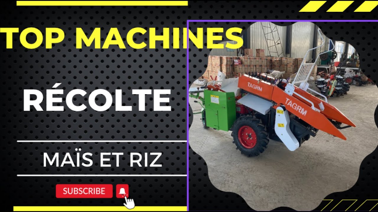 Comment accélérer la récolte de maïs et du riz machine semi-industrielle à petit budget en Afrique