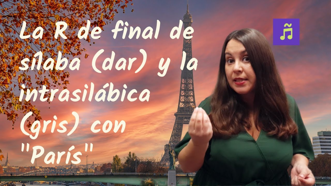 Canciones para pronunciar la erre simple del español de final e interior de sílaba