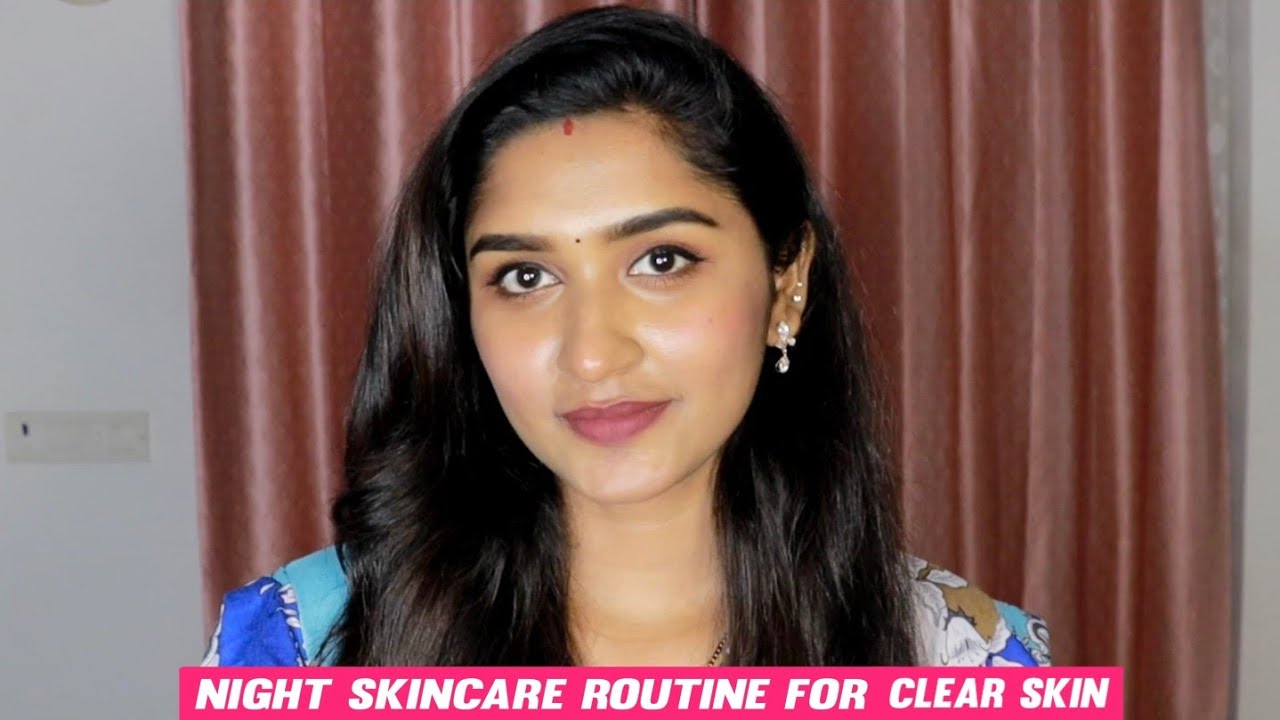 Night Skincare Routine for Clear Skin🥰 Solution for Pigmentation, open pores, dark circles... etc