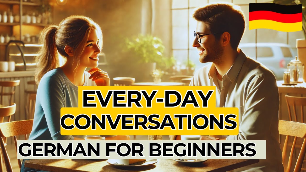 Learn German through Daily Conversations:  Easy Café Conversation Practice for BEGINNERS