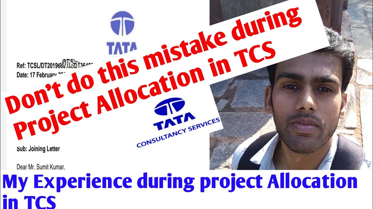 Don't do this mistake during Project Allocation in TCS.