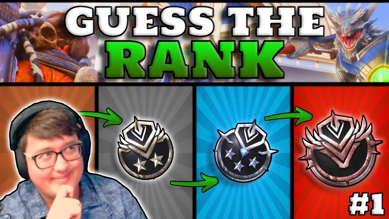 GUESS the player's RANK!! - Predecessor Edition #1