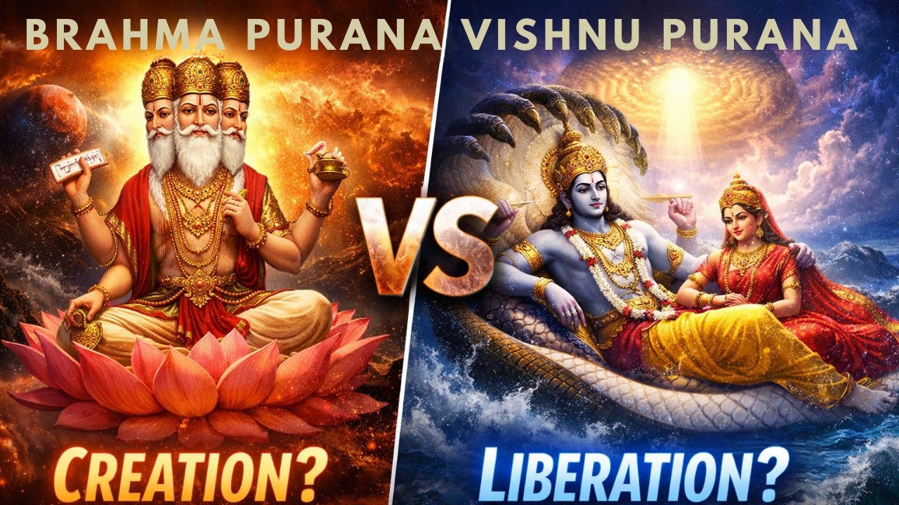 Brahma Purāṇa vs Vishnu Purāṇa Creation or Liberation