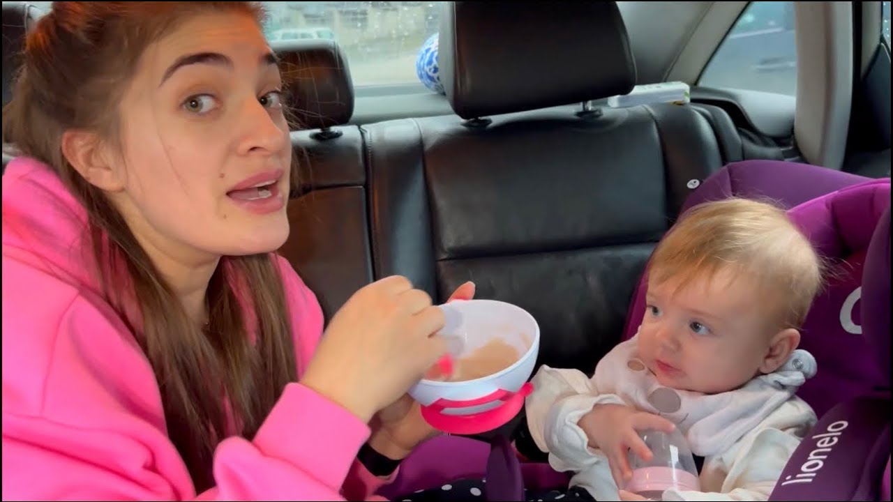 24 ore 🏪in MAȘINA 🚘cu Bebelușa👧🏼/ CUM ne-am Descurcat?😨