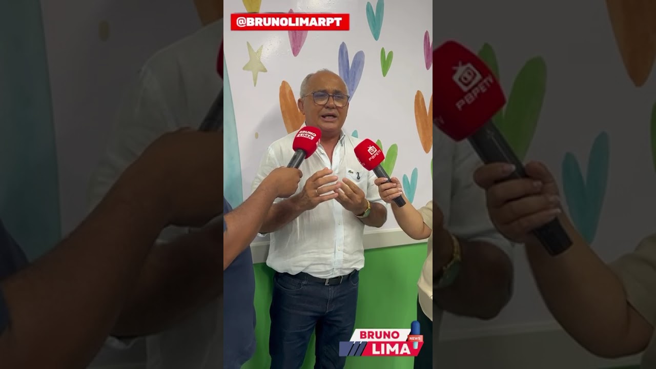 Entrevista com o prefeito babarros da cidade de pedras de fogo na inauguração da nova creche 