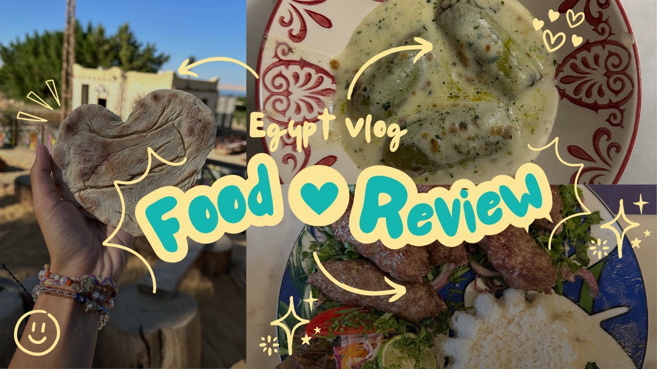 Reviewing Food I've Tried While Living in EGYPT!!