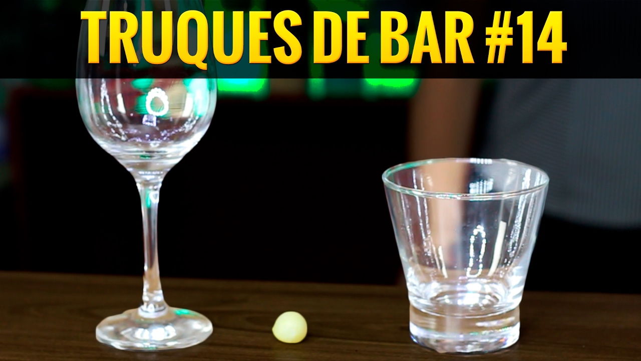 Truques de Bar #14 - Bolinha no copo