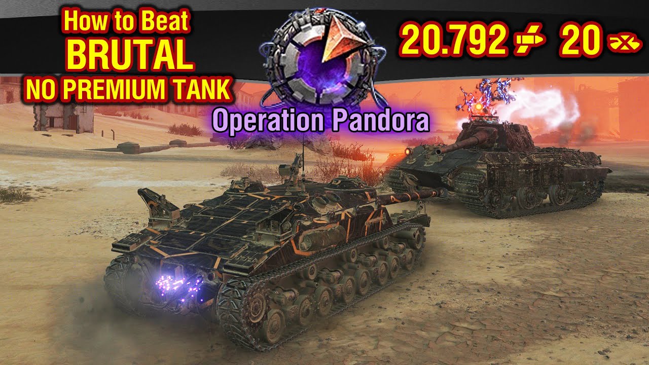 World of Tanks || Operation PANDORA - Last Stand BRUTAL Level Doing Again