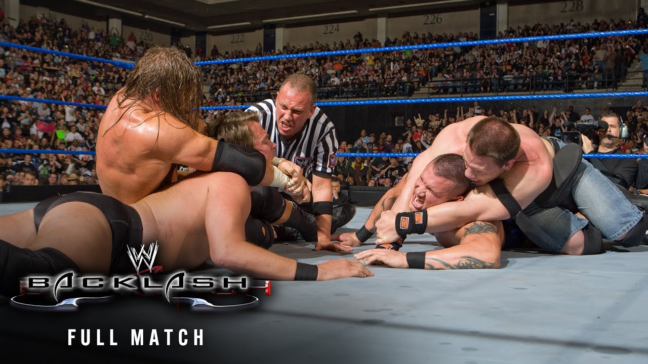 FULL MATCH: Randy Orton vs. John Cena vs. Triple H vs. JBL | WWE Title Match: Backlash 2008