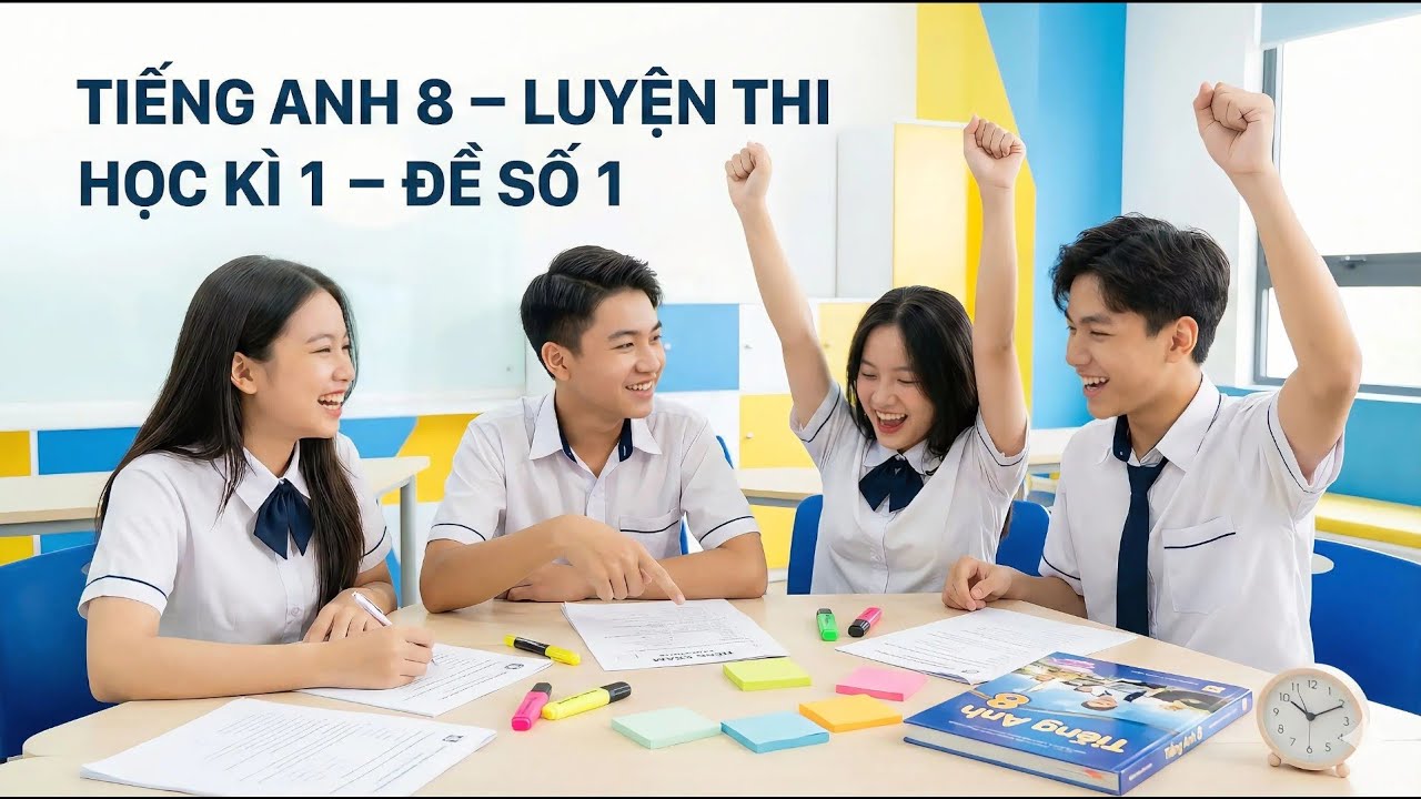 Luyện Thi Học Kì 1 Tiếng Anh 8 Đề 1 | Chữa Nhanh - Dễ Hiểu - Ăn Điểm