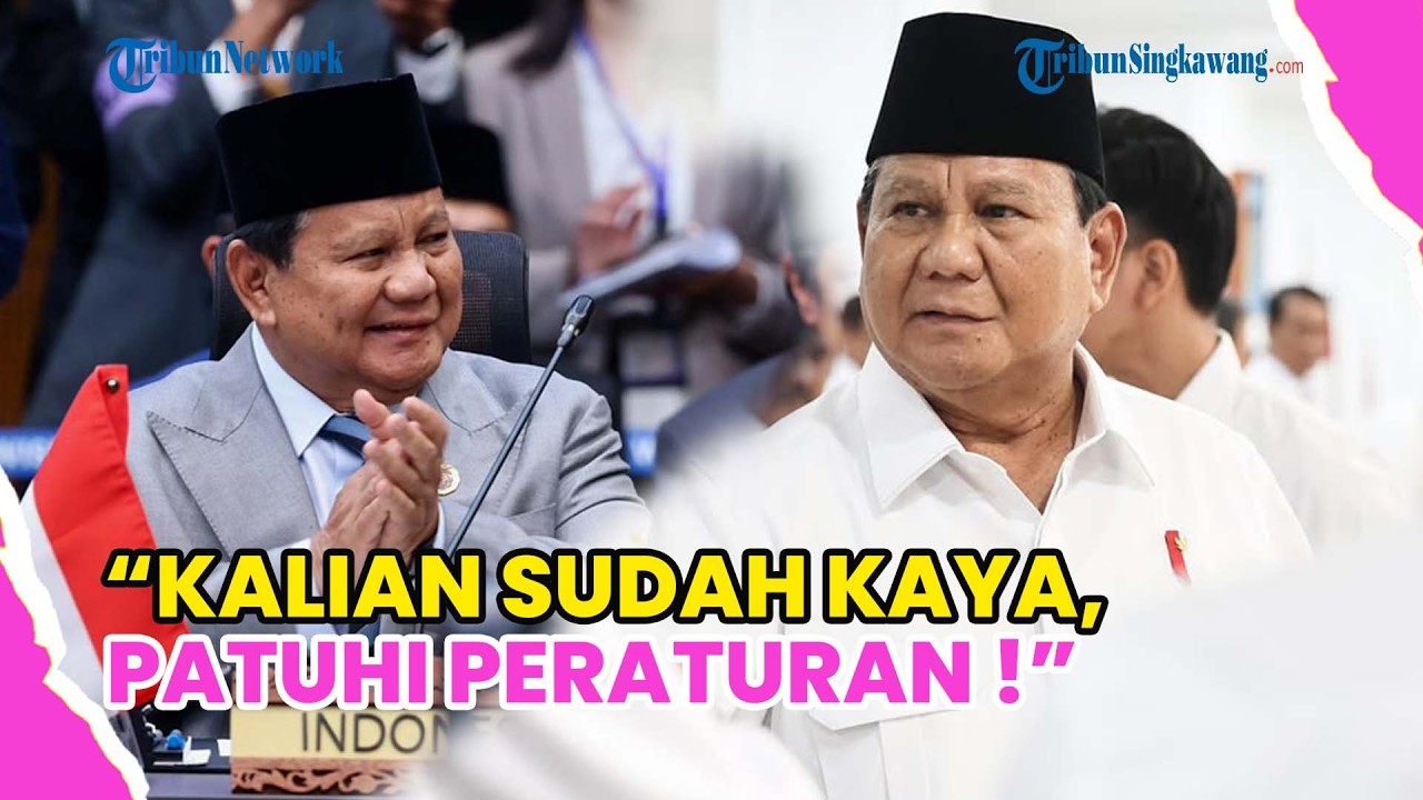 PRABOWO MAU BERANTAS KORUPSI DI RI, TITIP PESAN INI KE PENGUSAHA