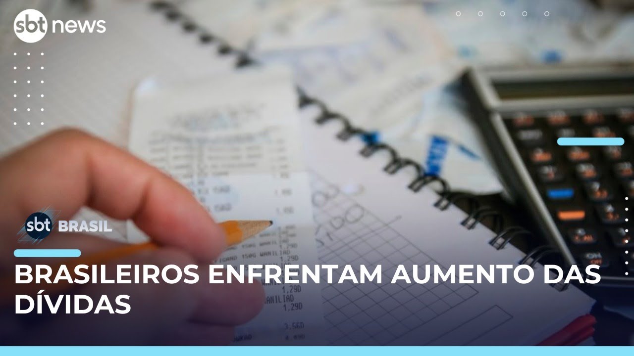 Brasileiros acumulam dívidas altas e 30% das famílias estão com contas atrasadas | #SBTBrasil