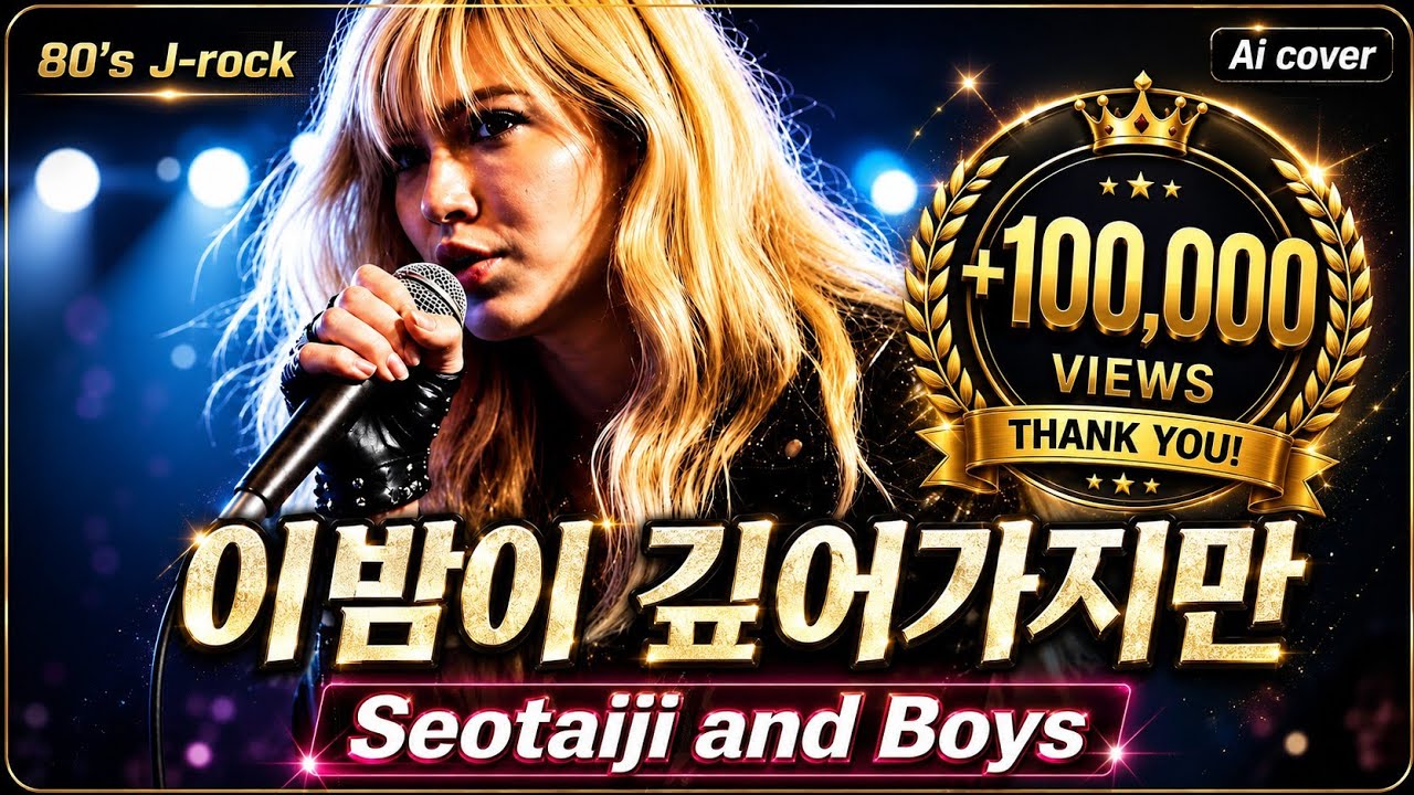 🎵 이밤이 깊어가지만 - 서태지와 아이들 Ai cover (80's J-rock style) | EnvyMusic. #jrock #jpop