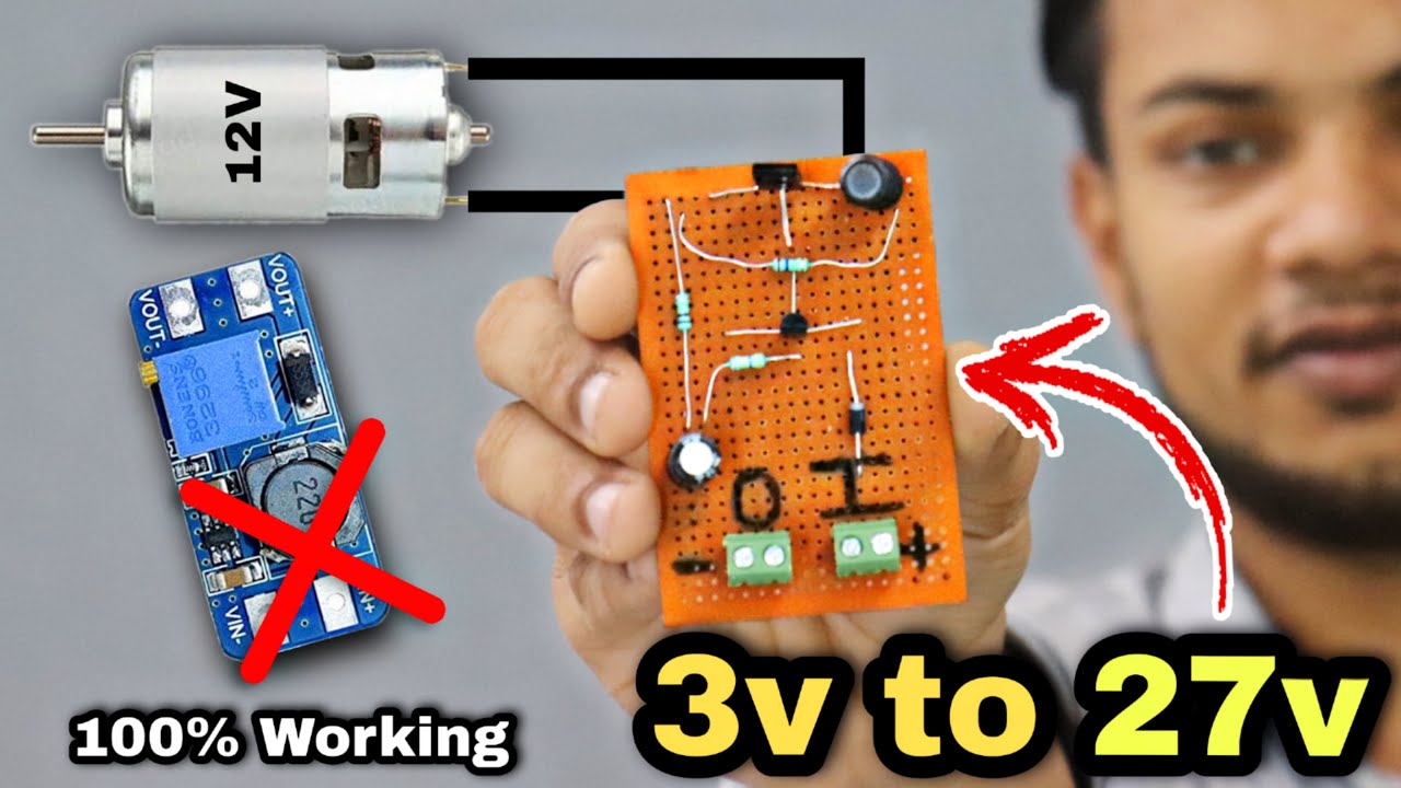 How to make 3v to 27v boost converter - How To Make Voltage Step UP Booster Module