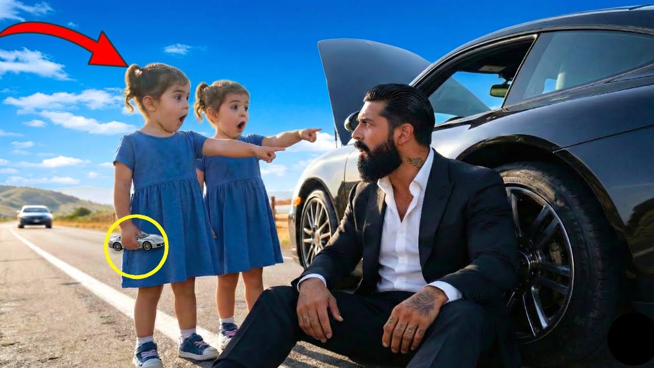 “Our Mom Can Fix It” Twin Girls Said To The Mafia Boss—Who Was Stranded With His Car On The Highway